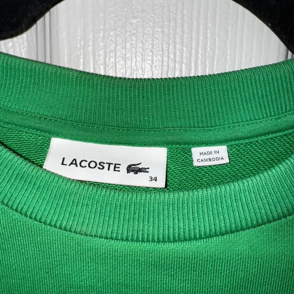 Mens lacoste sweatshirt size 34 - Picture 5 of 5